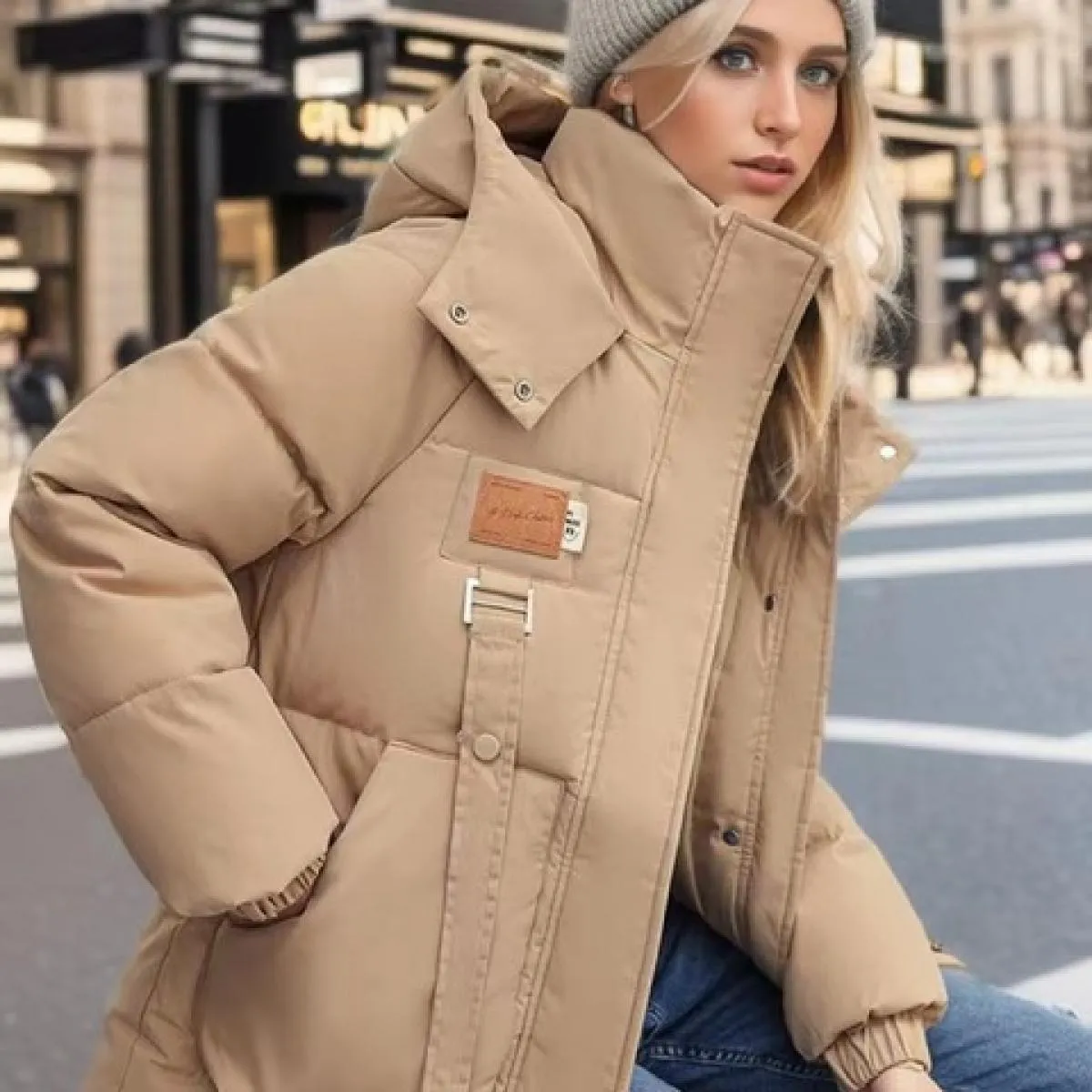 2023 nuova giacca invernale cappotti da donna Parka femminile piumino giacche di cotone cappotto con cappuccio spesso caldo anti