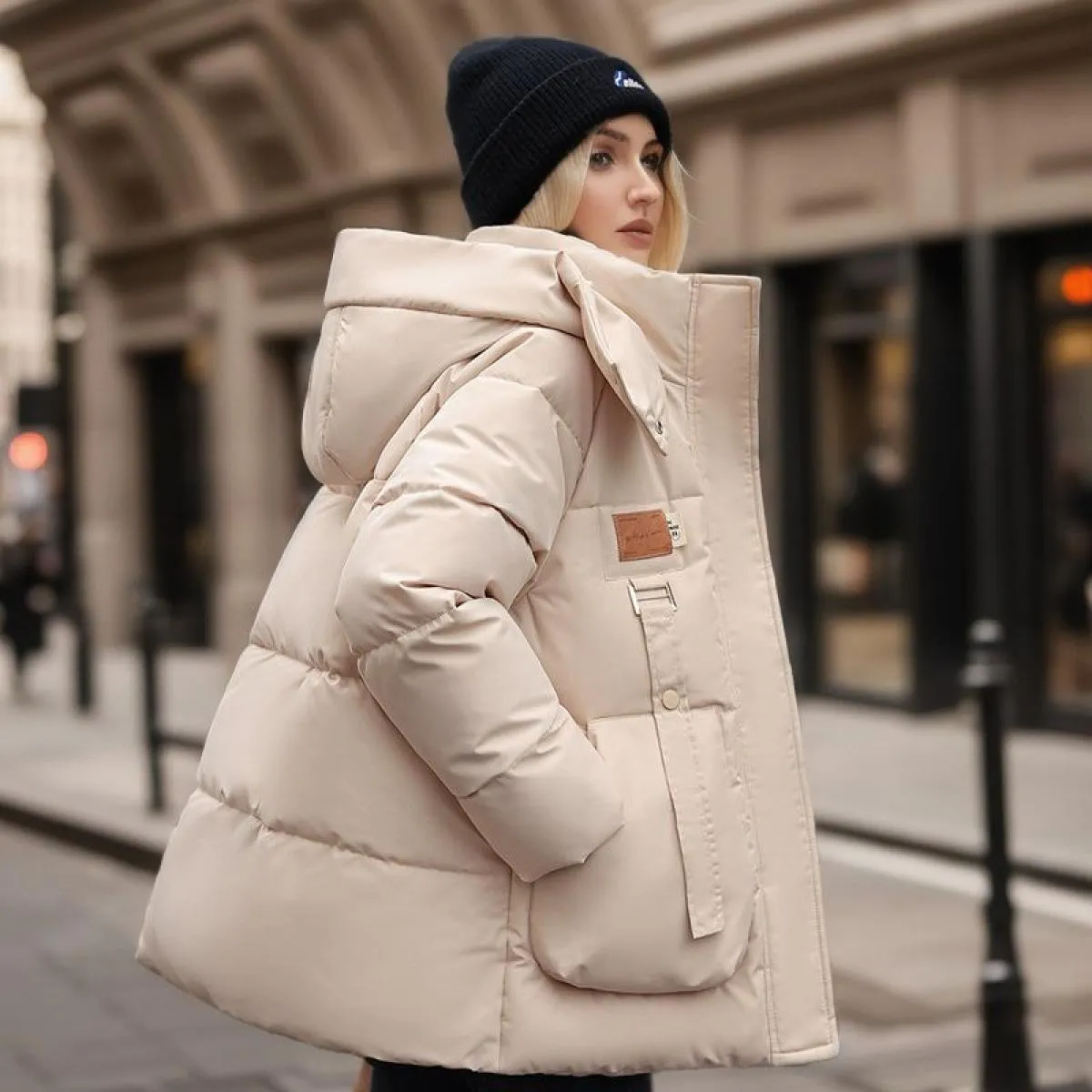 2023 nuova giacca invernale cappotti da donna Parka femminile piumino giacche di cotone cappotto con cappuccio spesso caldo anti
