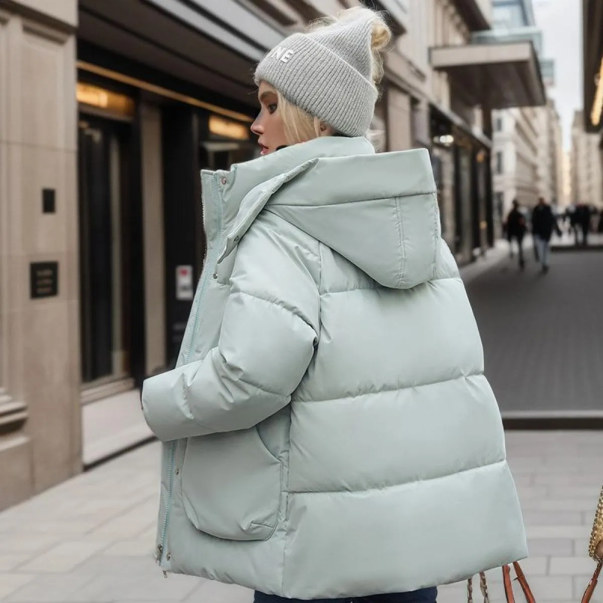 2023 nuova giacca invernale cappotti da donna Parka femminile piumino giacche di cotone cappotto con cappuccio spesso caldo anti