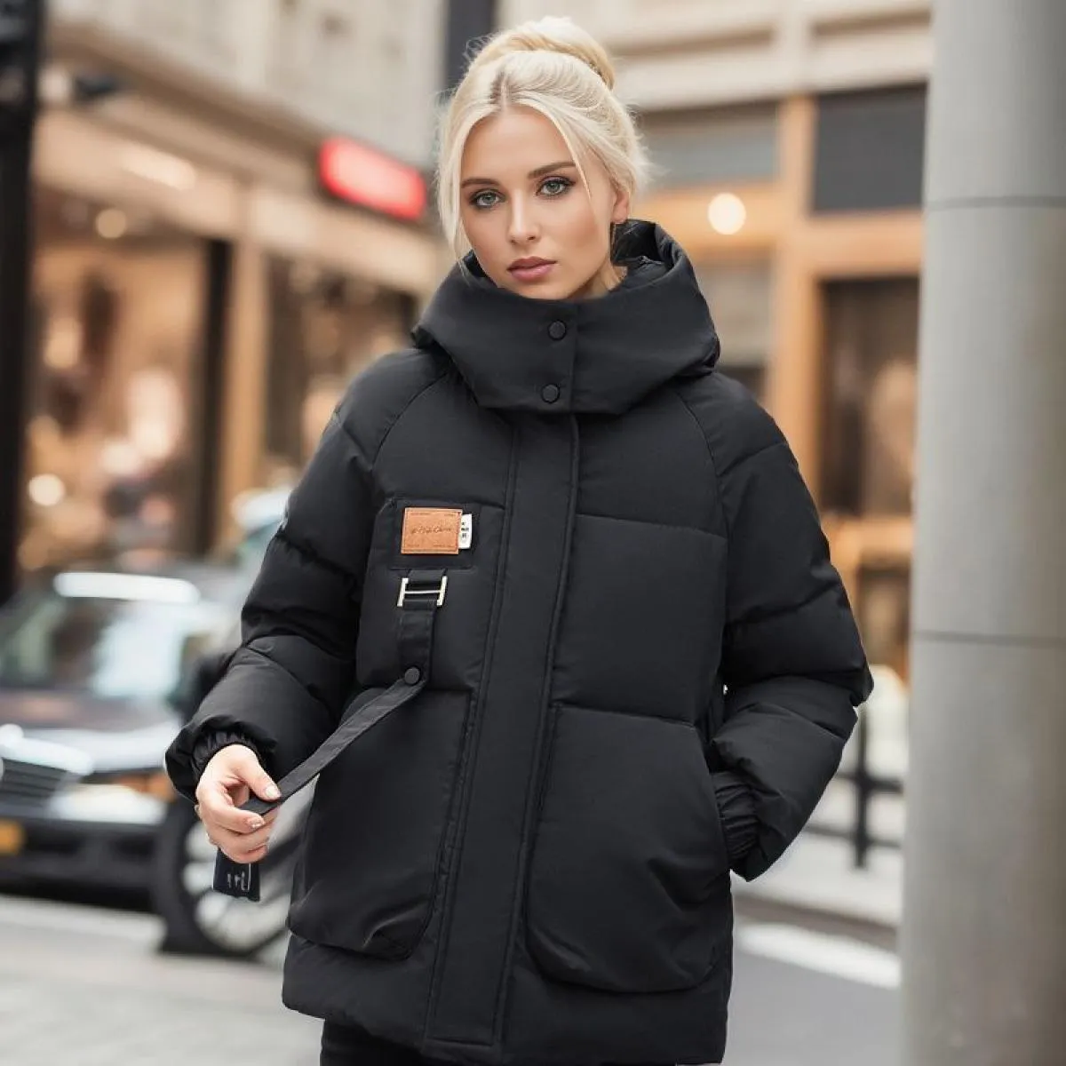 2023 nuova giacca invernale cappotti da donna Parka femminile piumino giacche di cotone cappotto con cappuccio spesso caldo anti