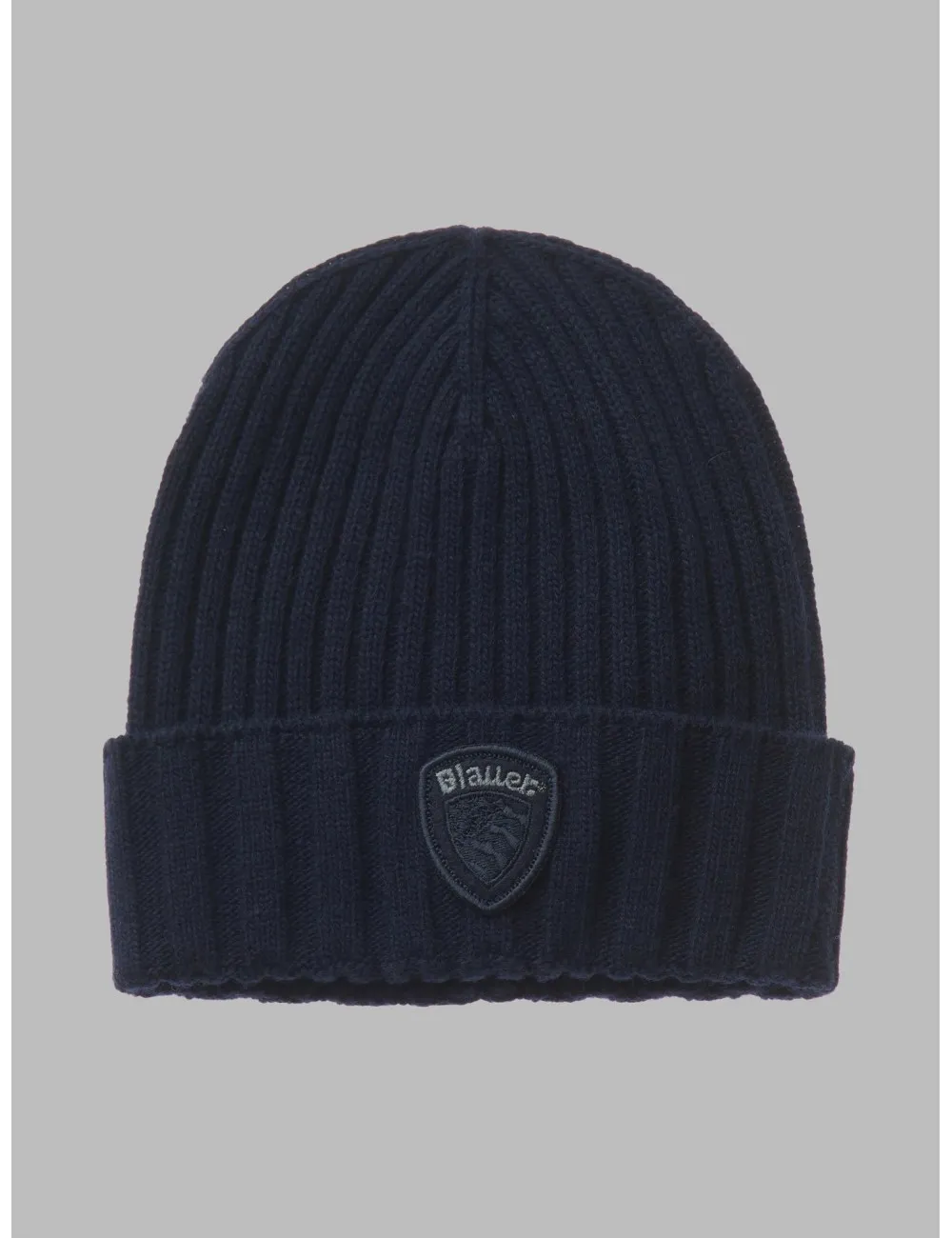 23WBLKA05476 795 CAPPELLO BLAUER RAGAZZO A COSTINE BERRETTO CON LOGO CAPPELLINO