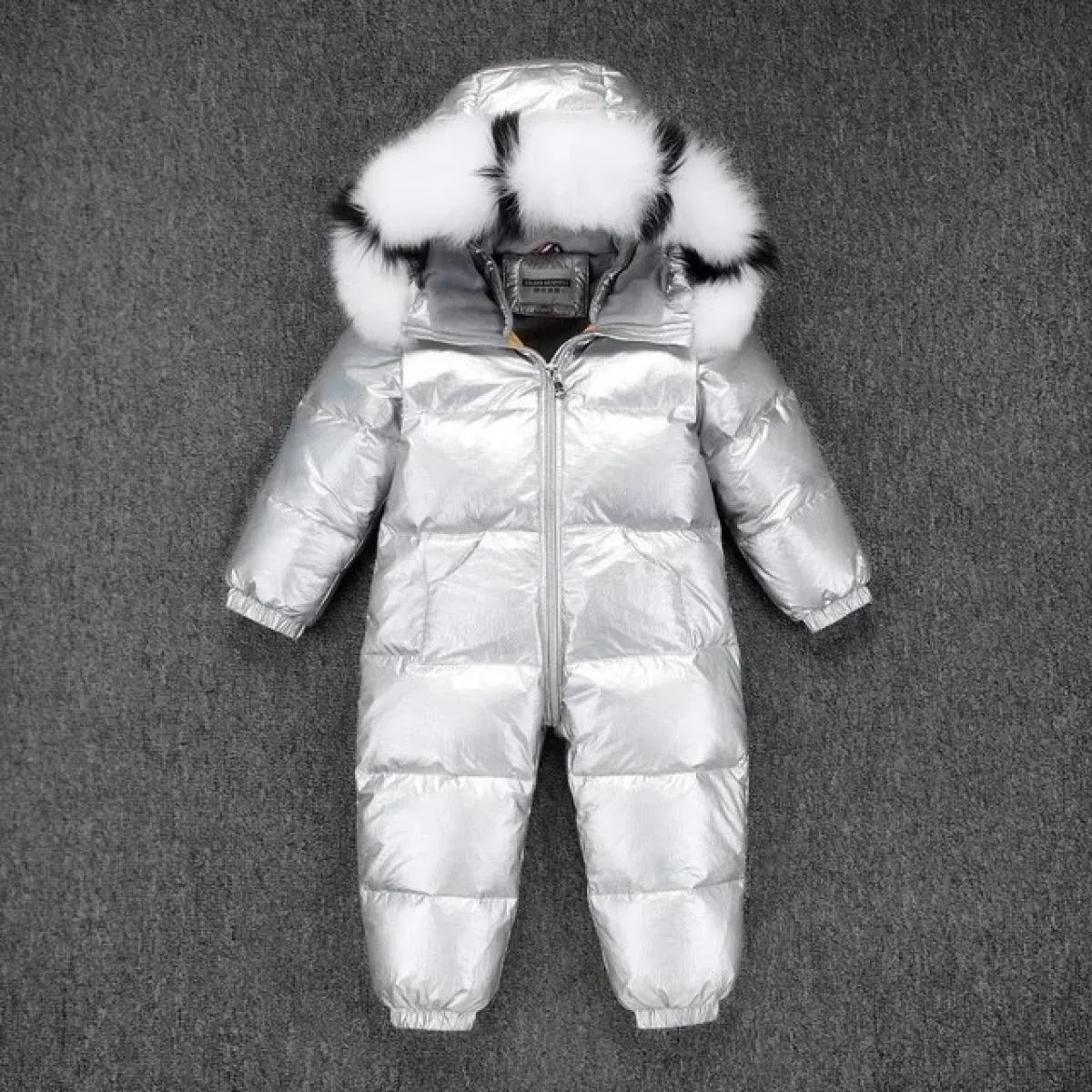 30 N Inverno Caldo Snowsuit 2023 Vestiti Della Neonata Anatra Piumino All'aperto Infantile Arrampicata Pagliaccetto Ragazzo Bamb