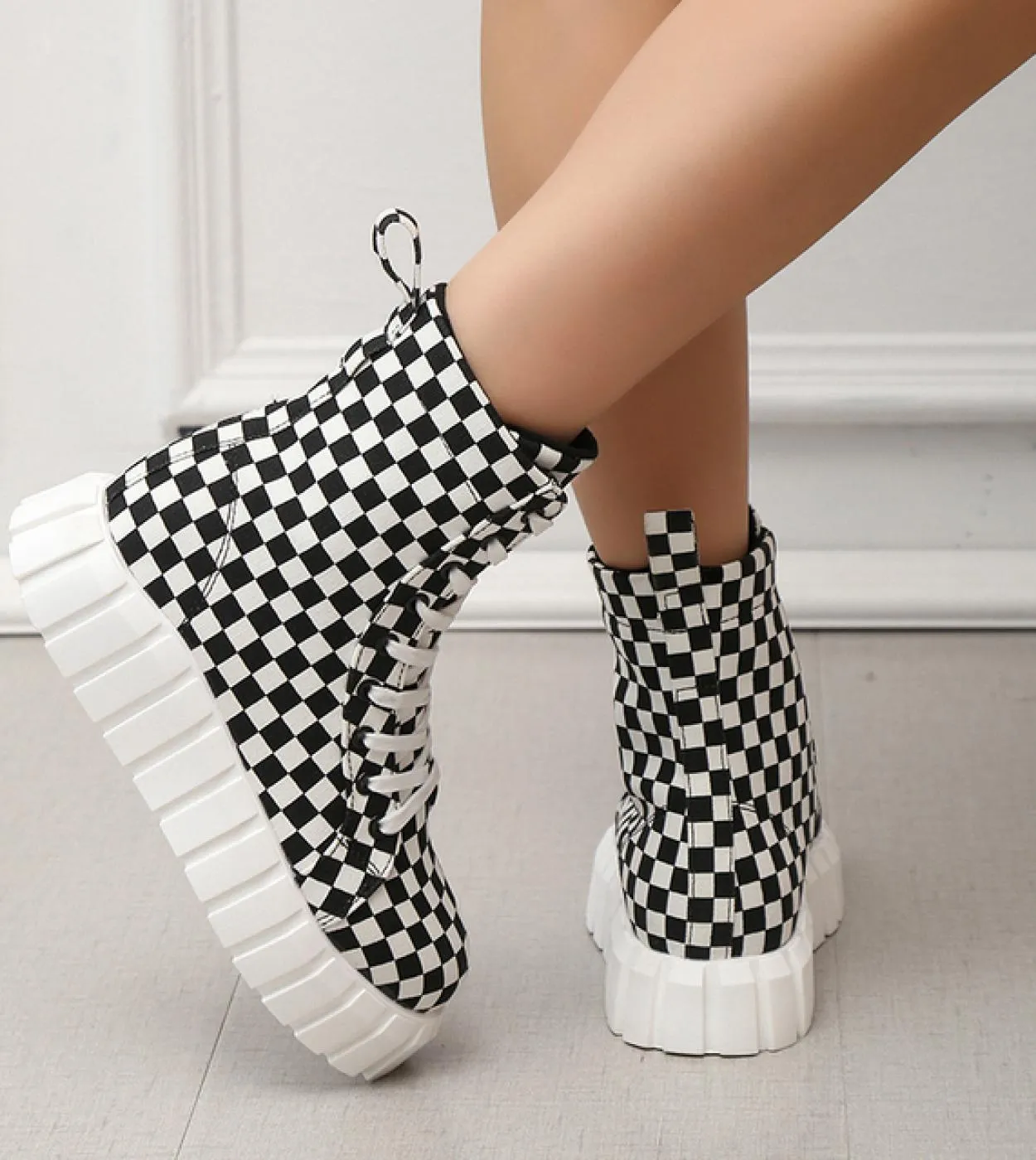 36 43 New Autumn Scarpe da ginnastica con plateau e tacco basso Stivaletti da donna Tacco a zeppa Inverno Plus Velluto Borsa pic