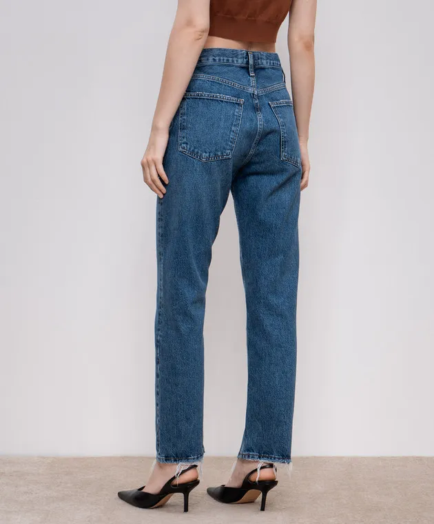 AGOLDE Jeans Pinch Life blu anni '90 con effetto invecchiato A154F1141