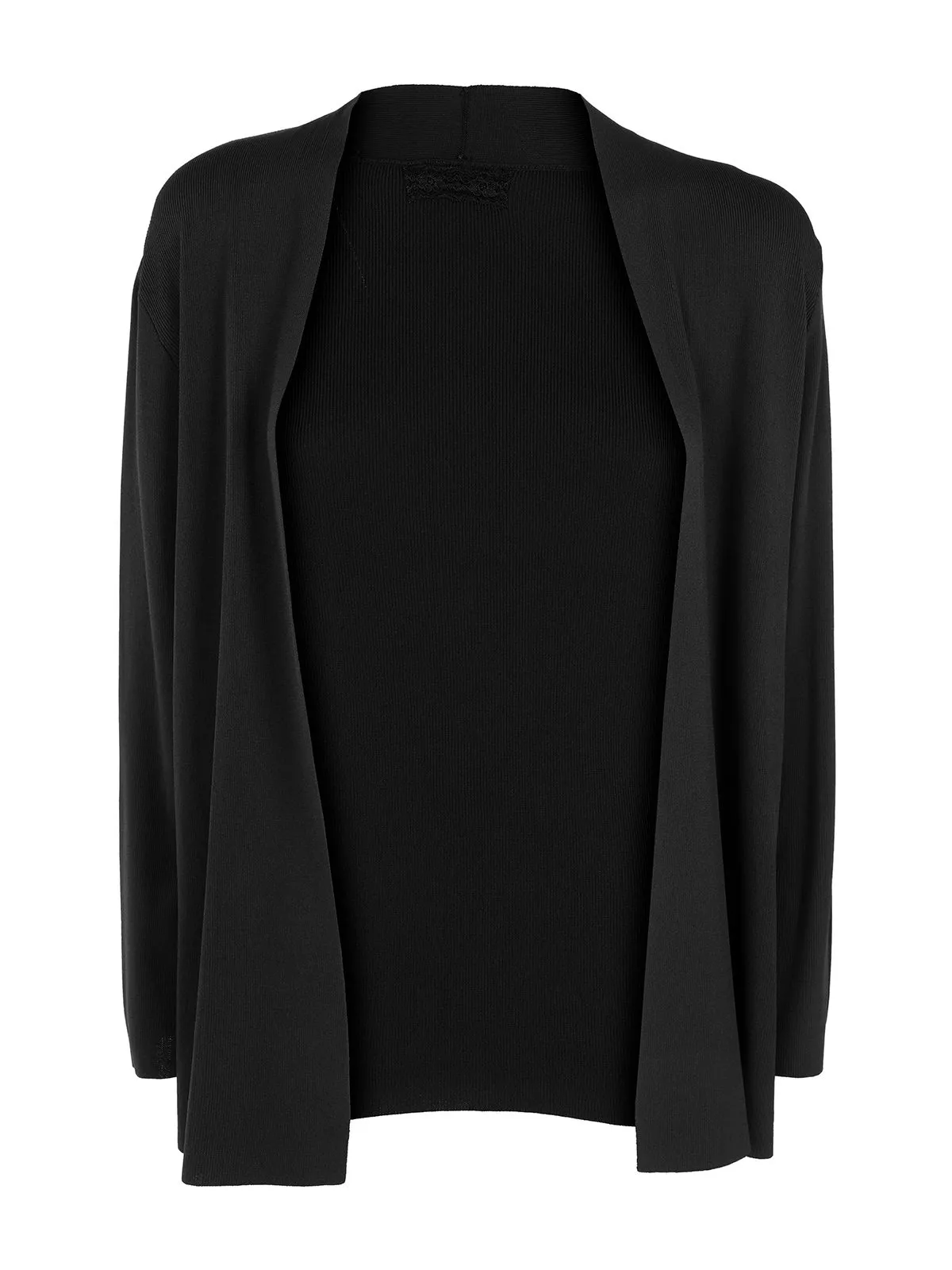 Alfa Cardigan femme en maille côtelée