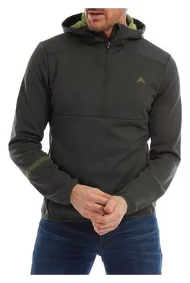 Altura Grid Softshell Hoodie Grey/Green