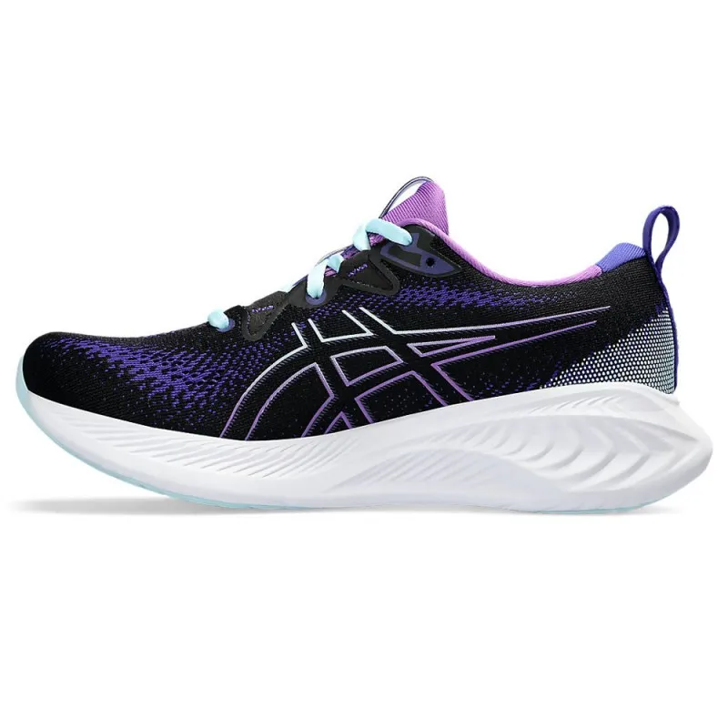 Asics Gel-Cumulus 25 Nero Viola Azzurro - Scarpe Running Donna