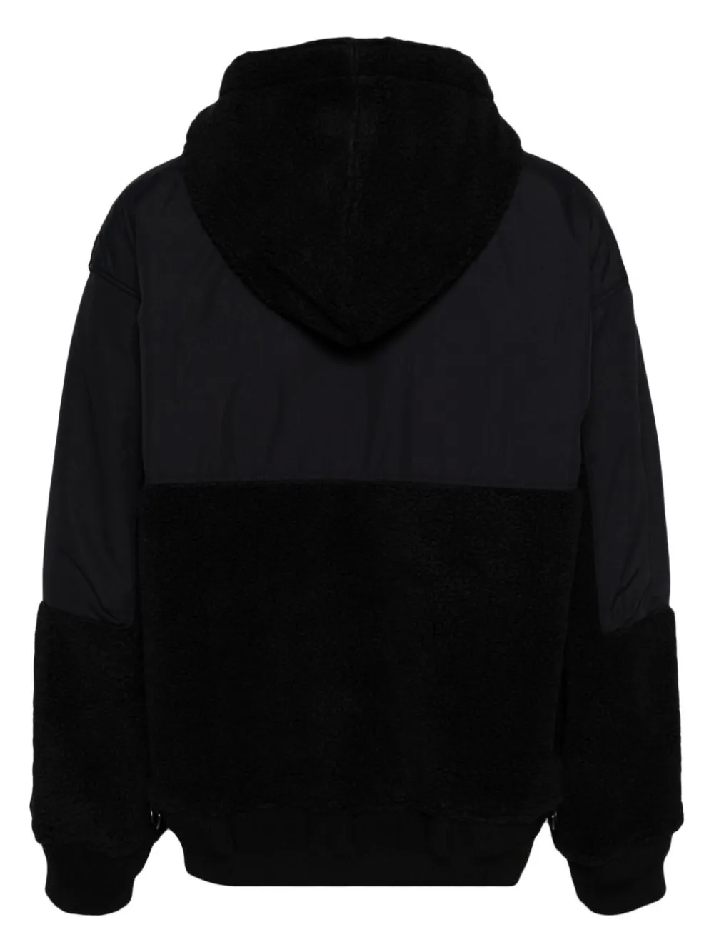 Bomber con coulisse in nero - uomo