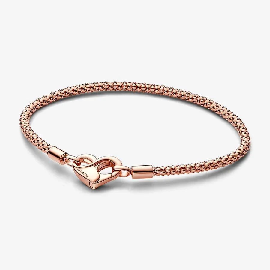 Bracciale Maglia Geometrica con Chiusura a Cuore - 582731C00