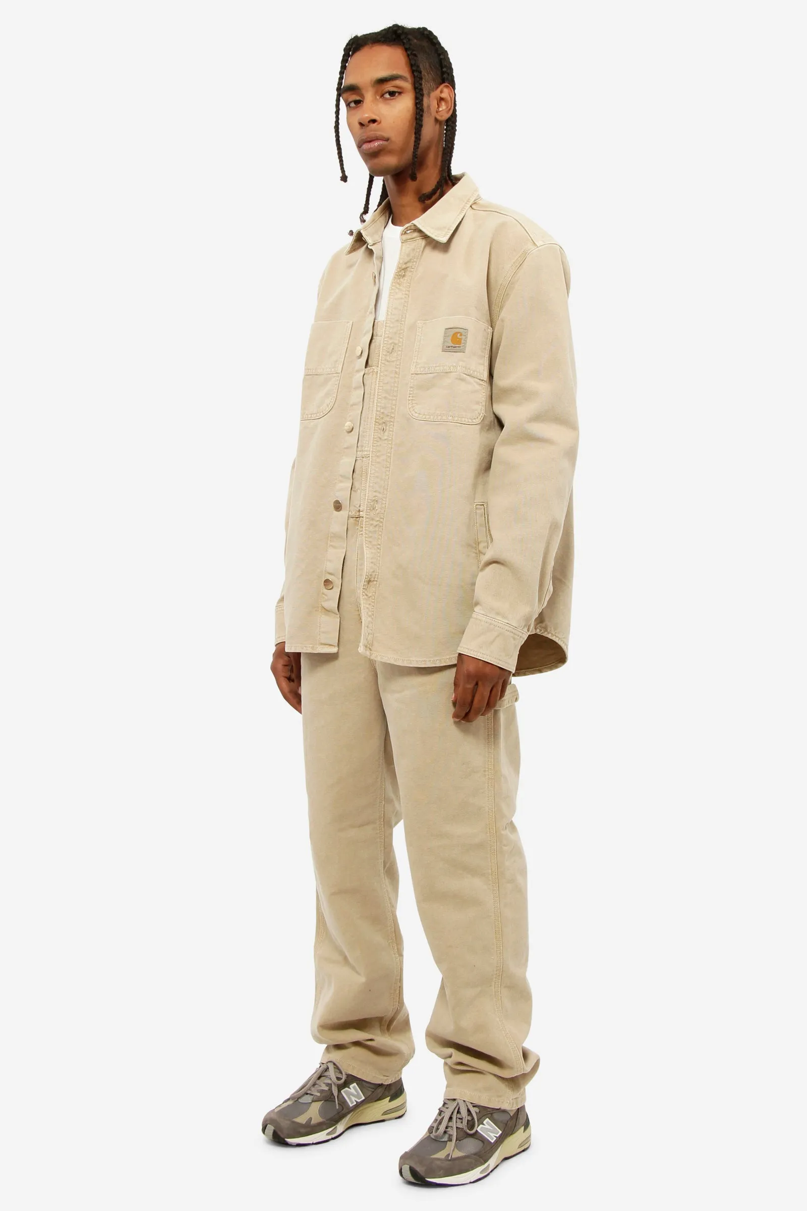 Camicia GLENN in cotone beige