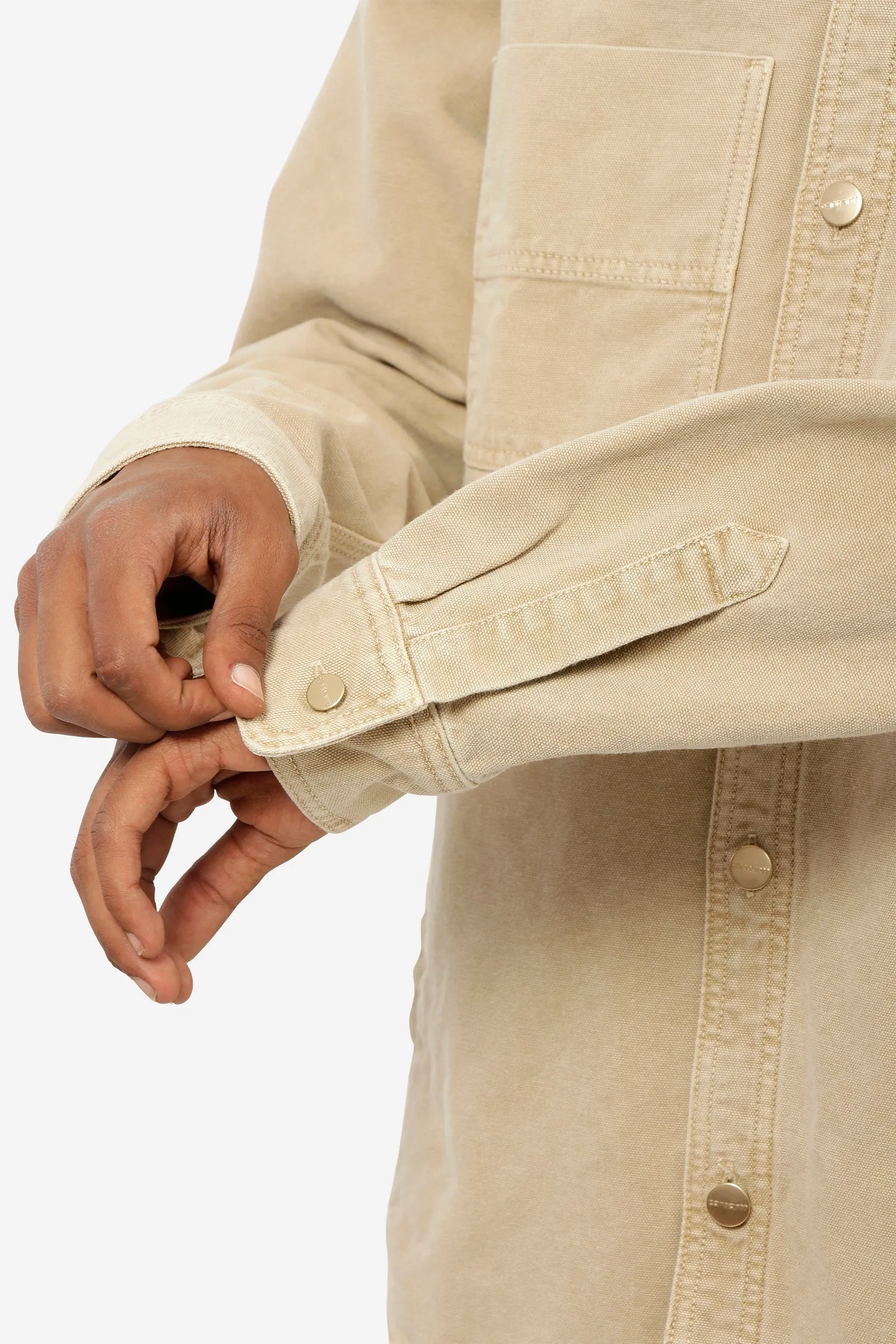 Camicia GLENN in cotone beige