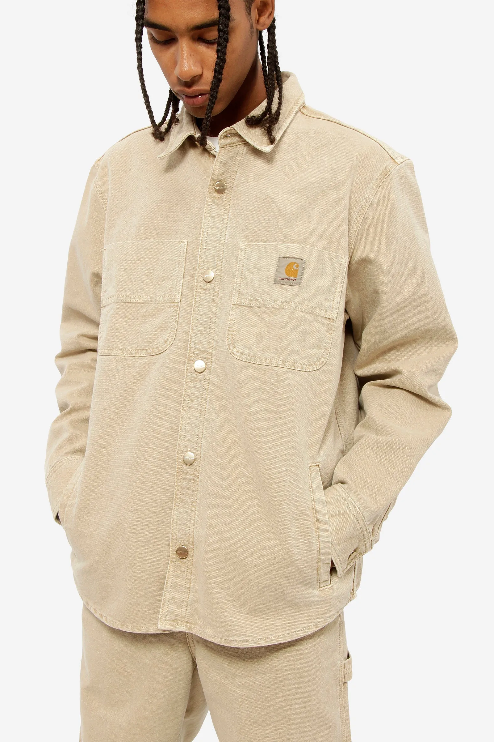 Camicia GLENN in cotone beige
