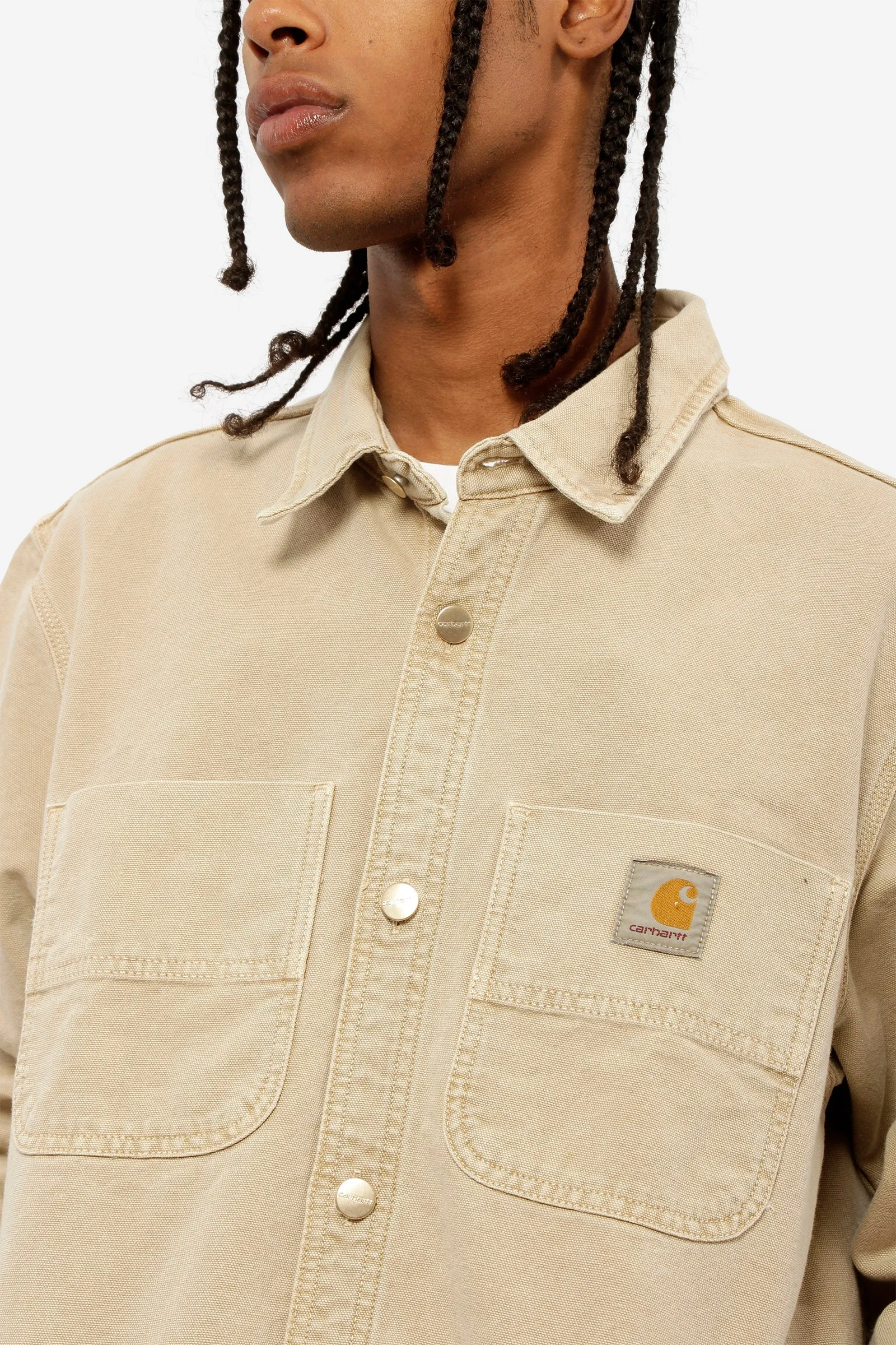 Camicia GLENN in cotone beige