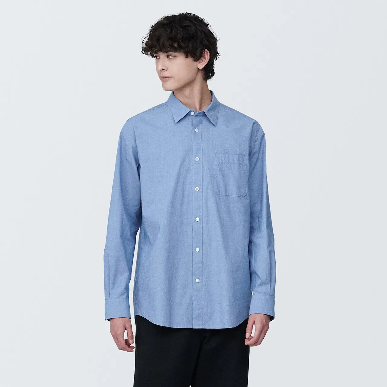 Camicia in cotone con colletto 17399