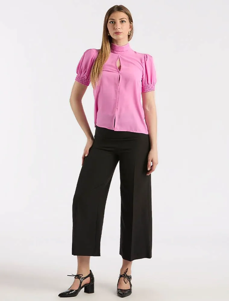 Camicia Manica Corta San Babila - Ciclamino