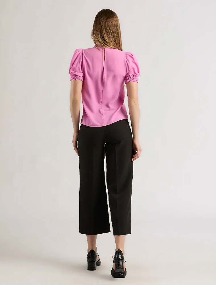 Camicia Manica Corta San Babila - Ciclamino