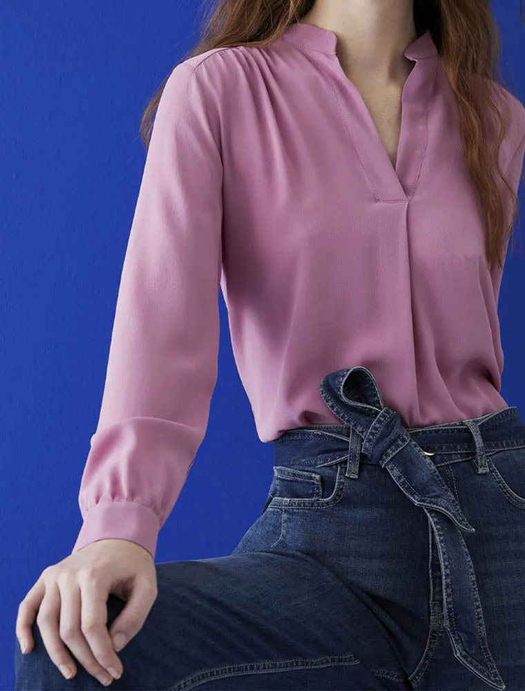 Camicia Manica Lunga Iblues - Rosa Orchidea