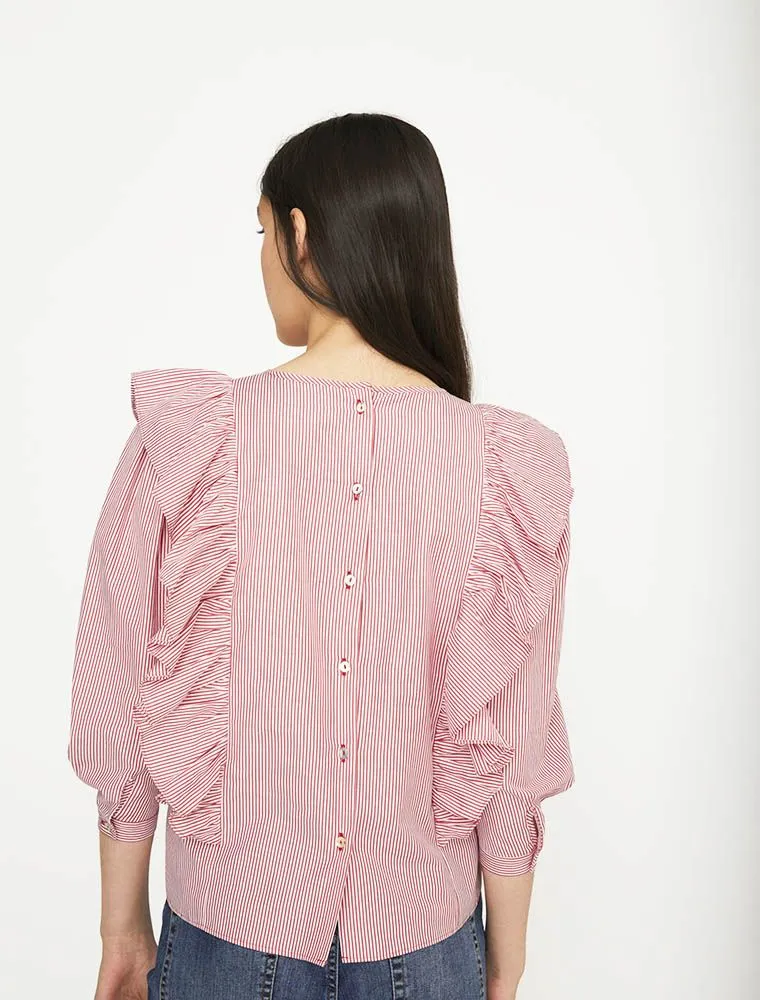 Camicia Manica Lunga Iblues - Rosso