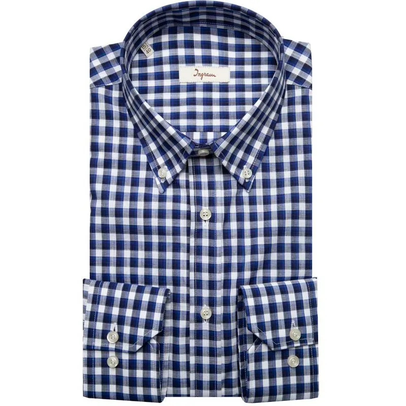 Camicia No Iron a quadri in cotone 