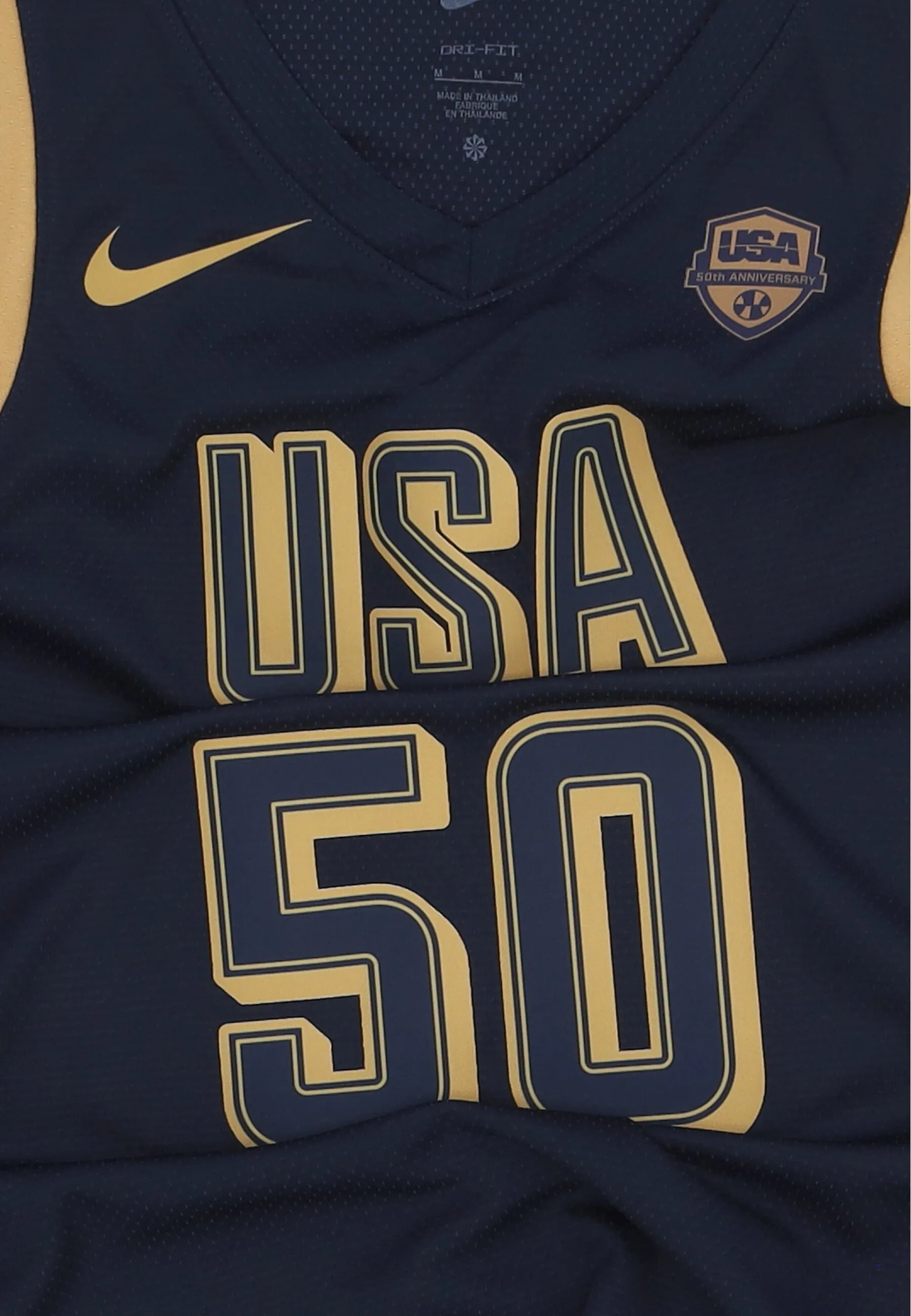Canotta Basket Uomo 50th Anniversary Limited Jersey Team Usa Obsidian/truly Gold