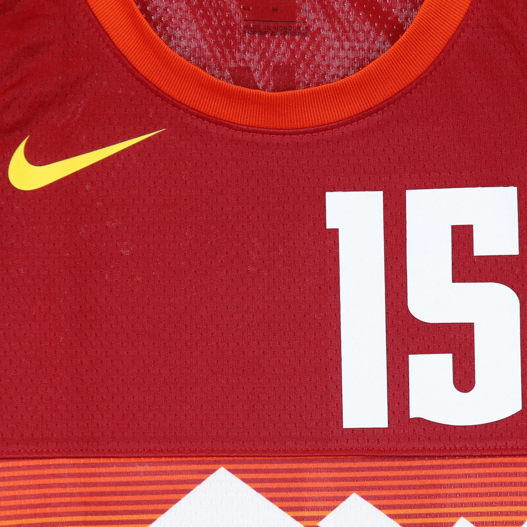 Canotta Basket Uomo Nba Swingman Jersey City Edition 2020 No 15 Nikola Jokic Dennug Team Crimson/university Orange