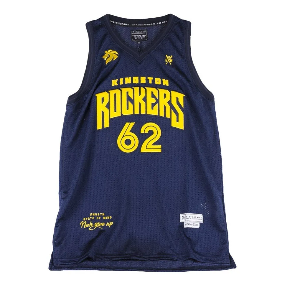 Canotta Tipo Basket Uomo Rockers Basket Blu/giallo