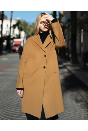 CAPPOTTO 1571 TES LANA CAMMELLO