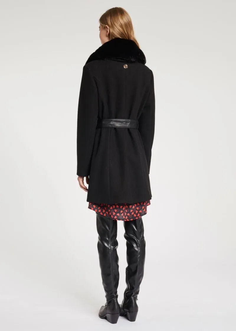 Cappotto con cintura
