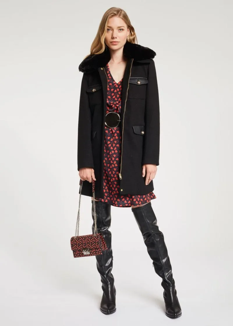 Cappotto con cintura