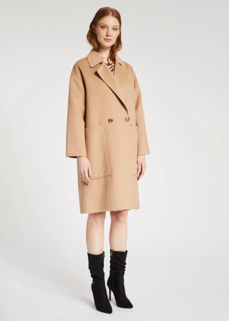 Cappotto con maxi tasche