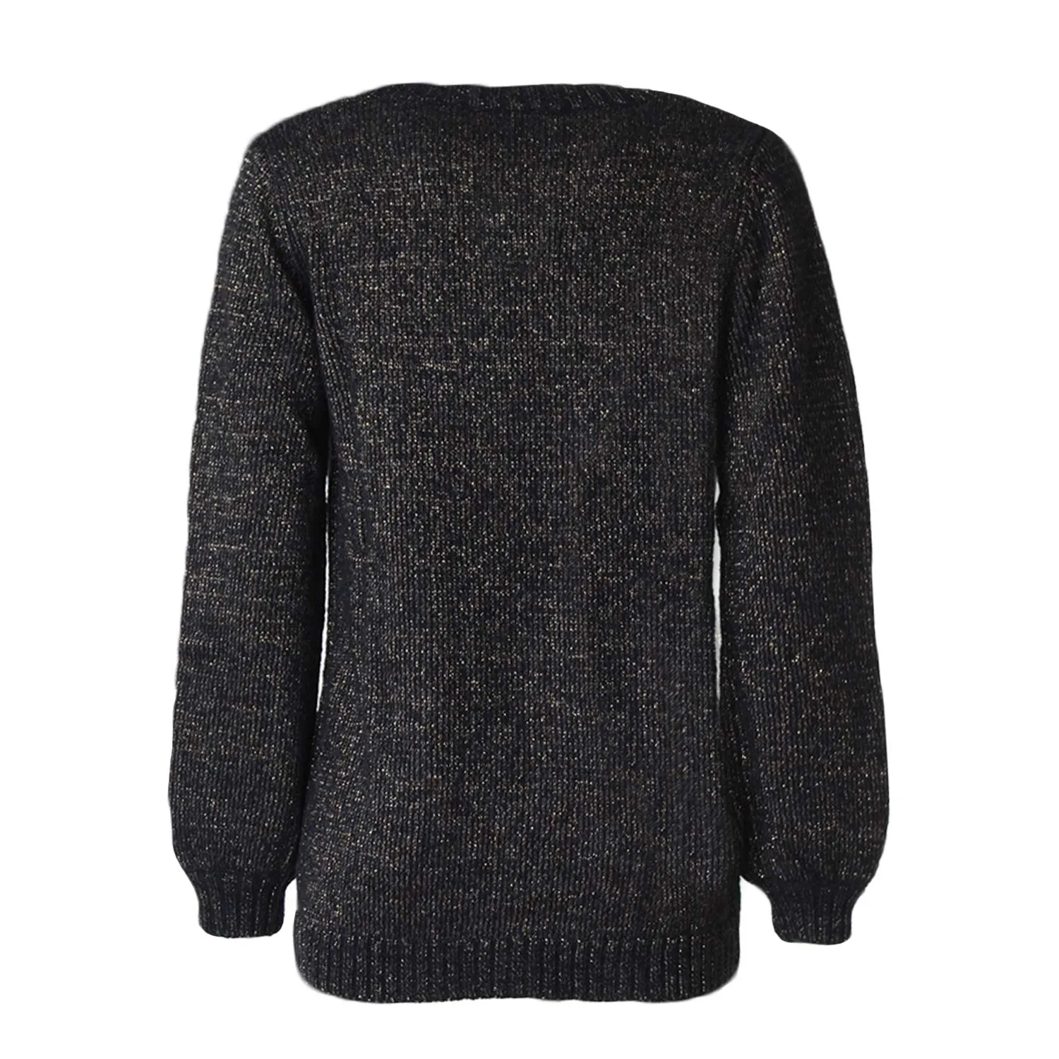 Cardigan Girl Nero E Oro