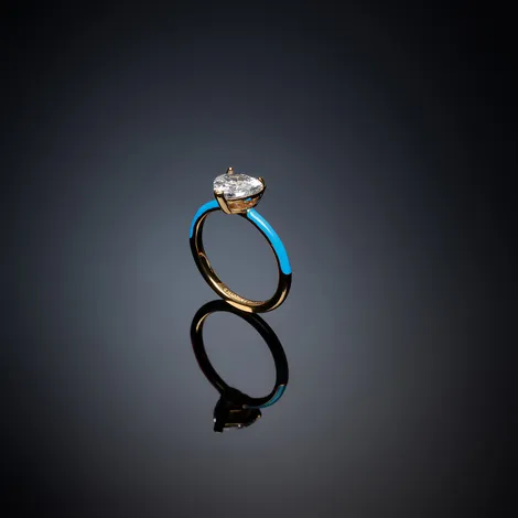 CHIARA FERRAGNI BRAND Anello solitario Chiara Ferragni Love Parade