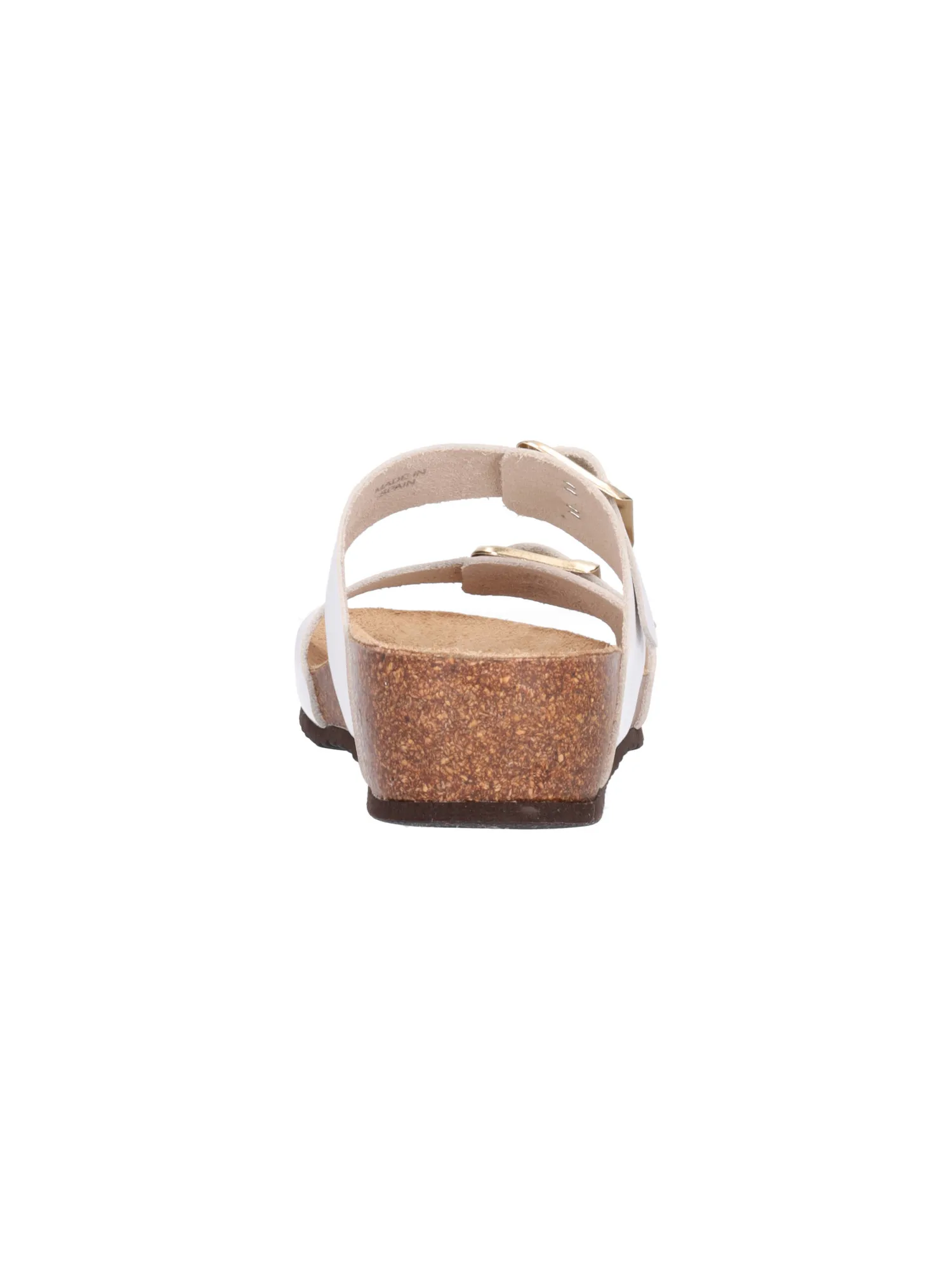 Ciabatta con zeppa Grunland da donna bianca