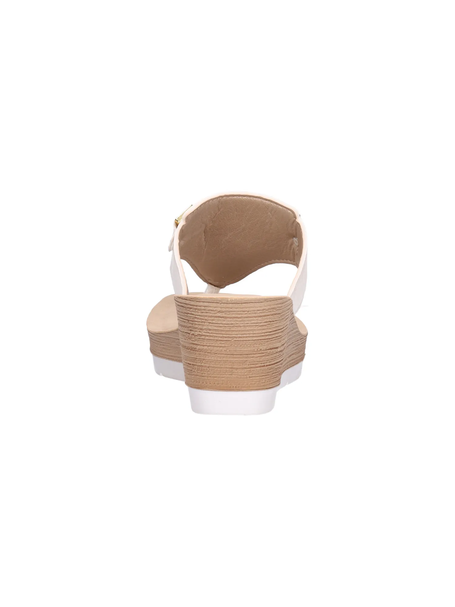 Ciabatta infradito con zeppa Inblu da donna bianco perla