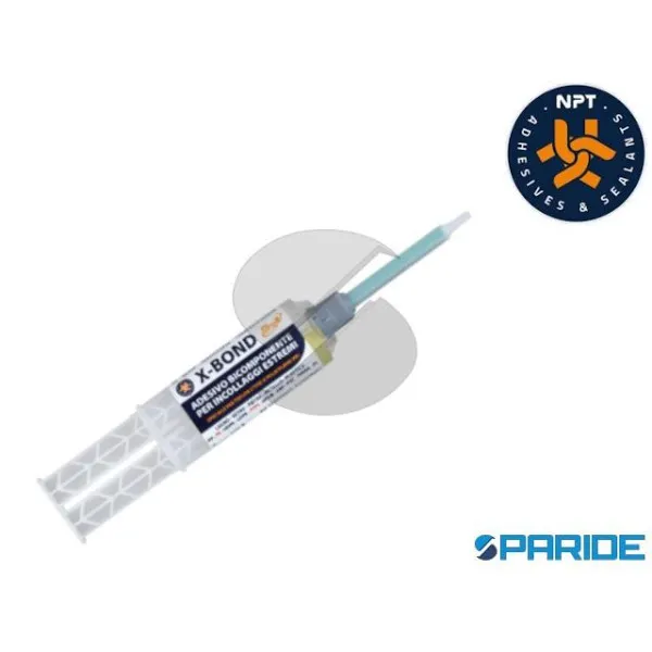 COLLA BICOMPONENTE X-BOND SIRINGA 25 ML PER INCOLLAGGI ESTREMI NPT