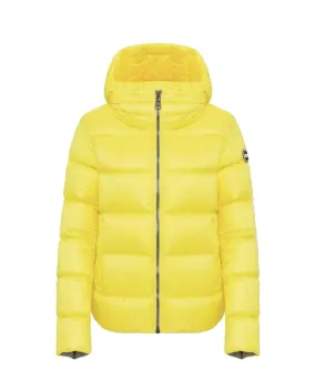 COLMAR Piumino Donna 2216 7QD Place A-ES Giacca con Maxi Collo 480 PINEAPPLE- DARK STEEL
