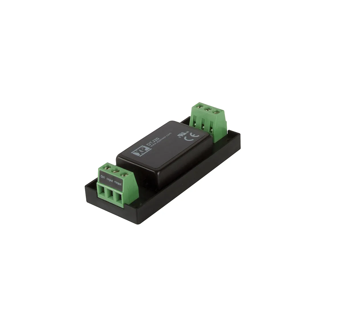 Convertitore c.c.-c.c. 20W, Vin 18 75 V c.c., Vout ±12V cc, 3kV cc