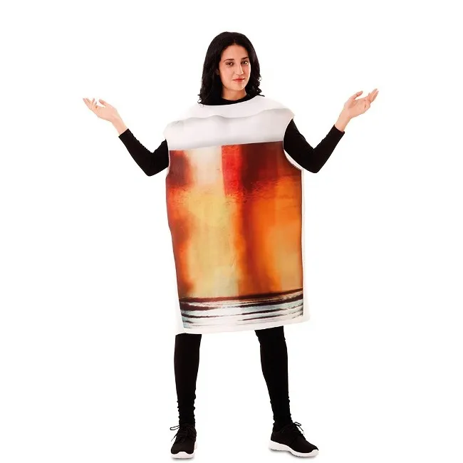 Costume da bicchiere di birra per adulto