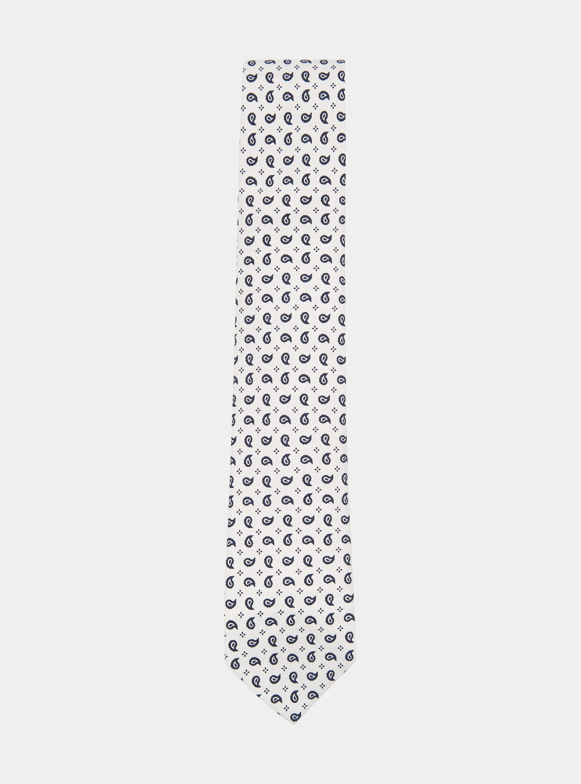 Cravatta in seta stampa paisley