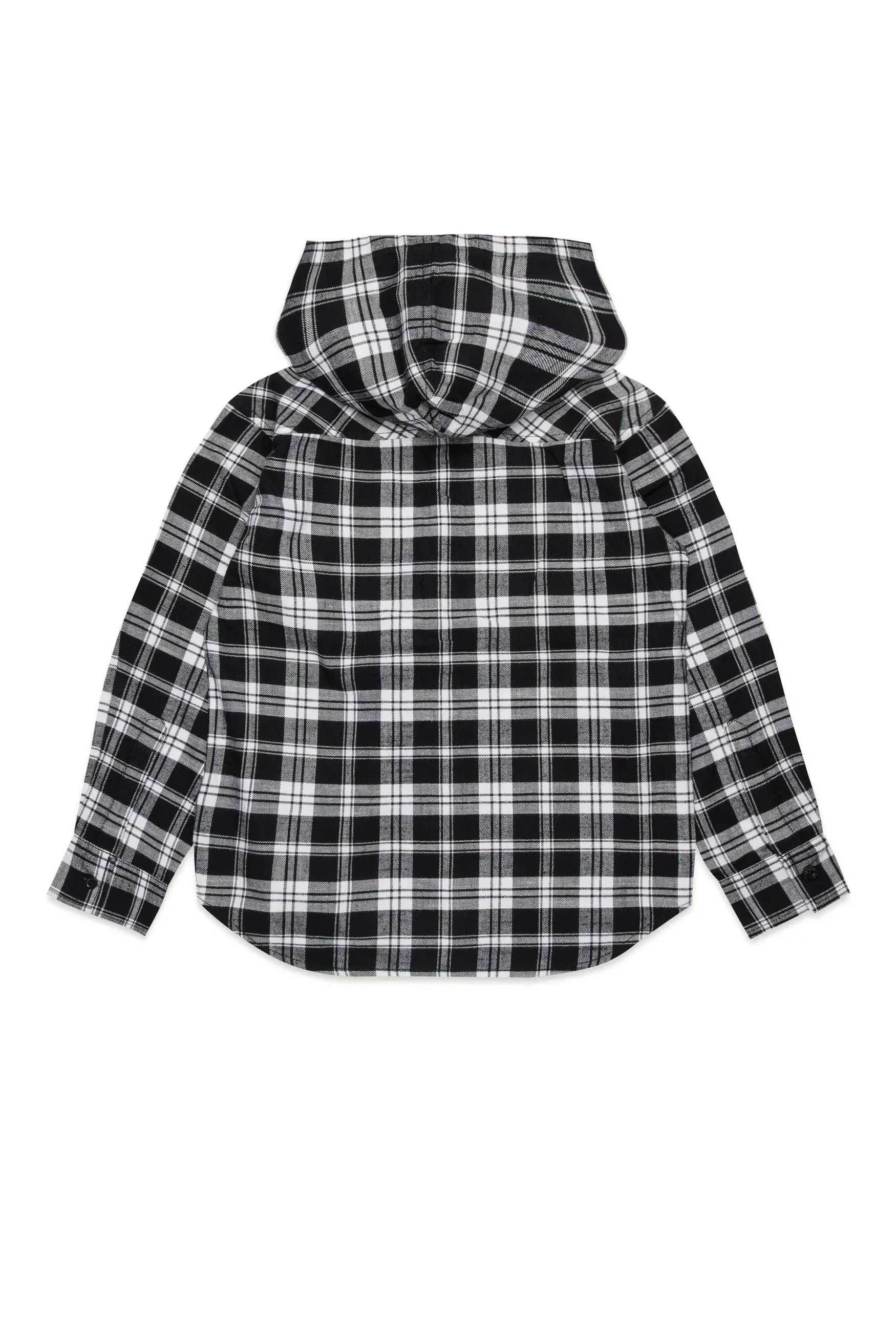 Diesel giacca camicia quadri con cappuccio