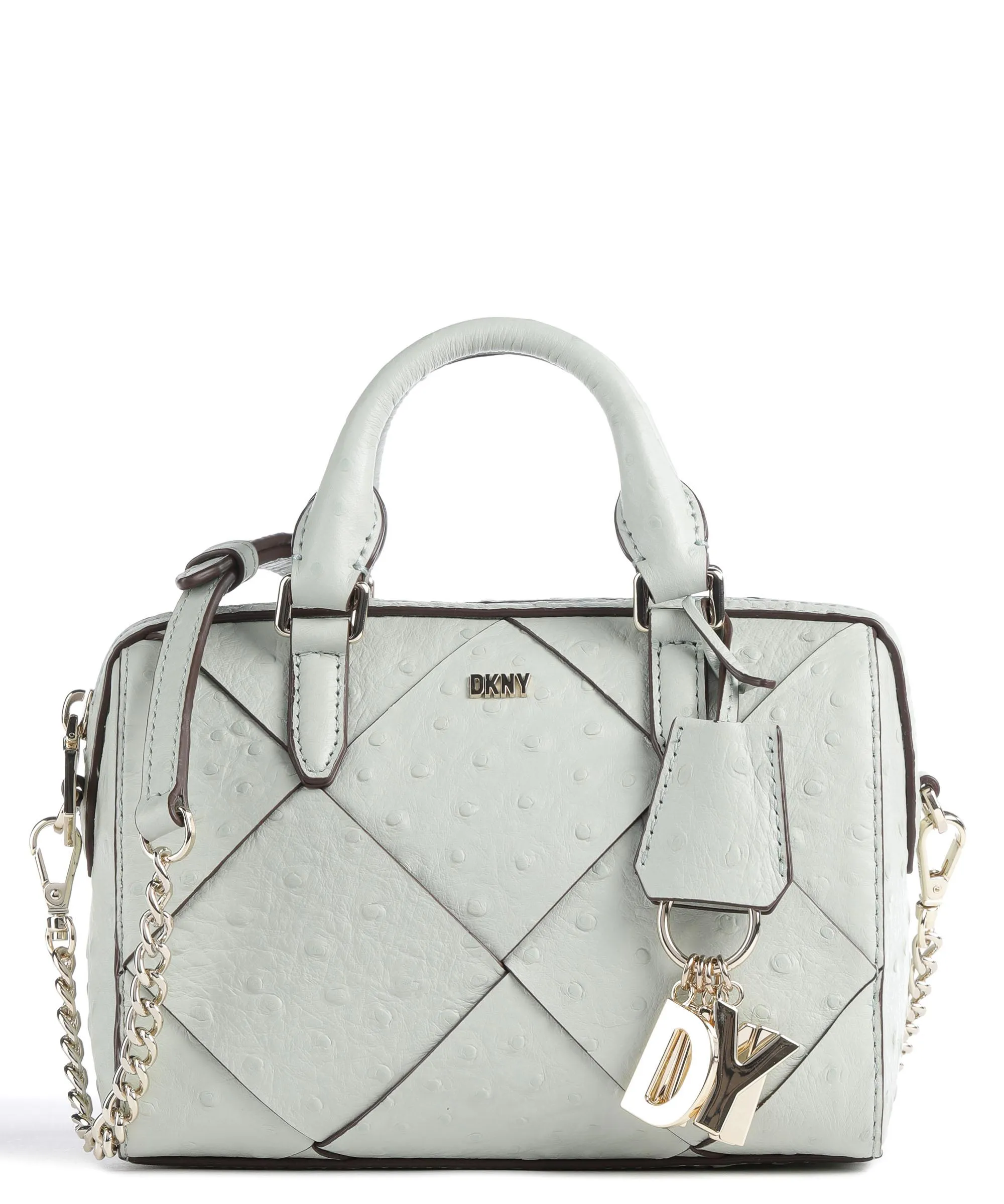  DKNY Paige Borsa a mano pelle di vacchetta finemente grana pistacchio  