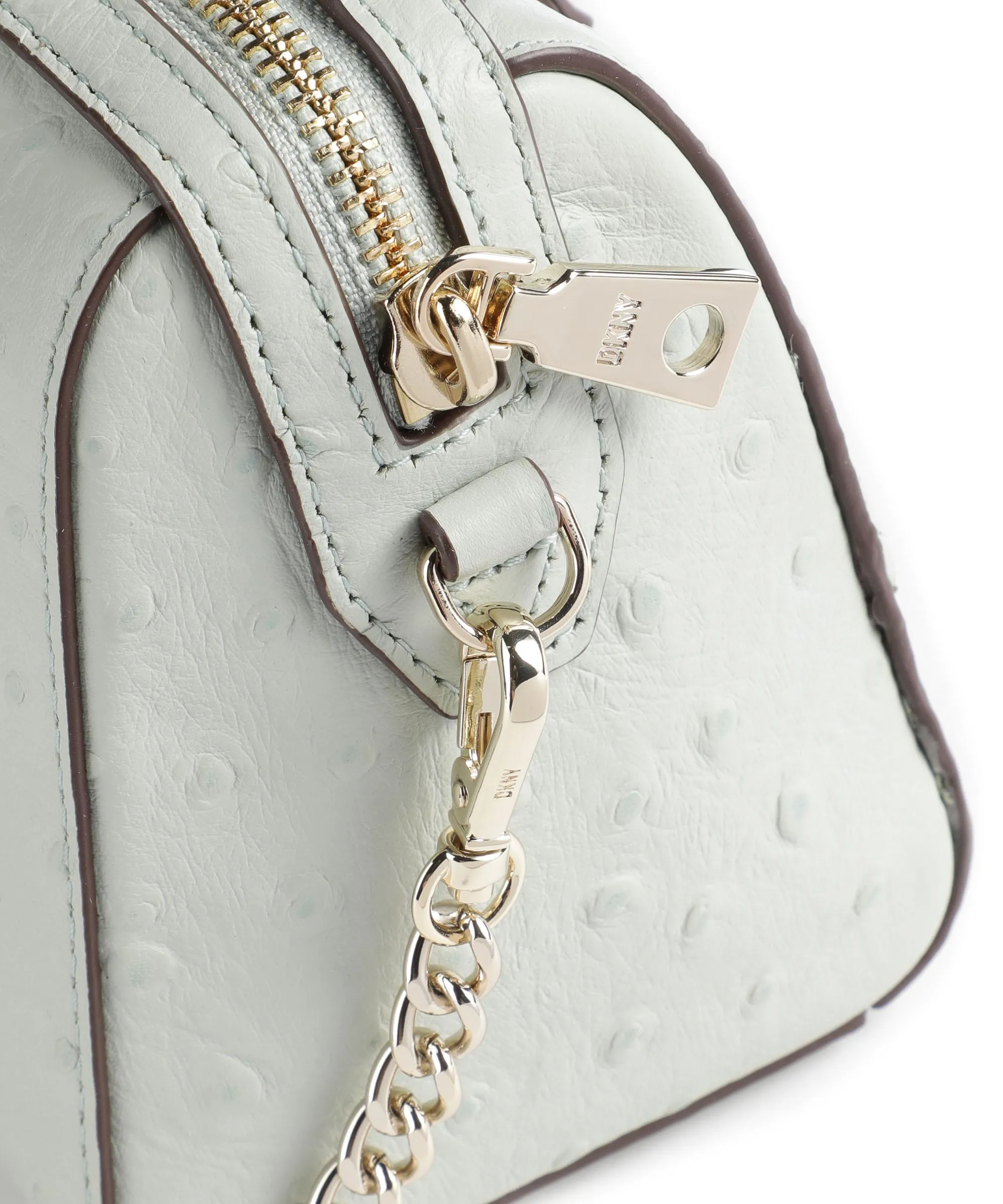  DKNY Paige Borsa a mano pelle di vacchetta finemente grana pistacchio  