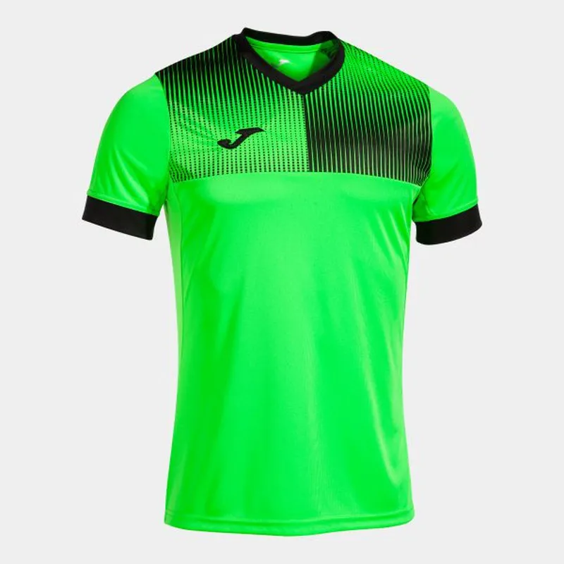 Eco Supernova Short Sleeve T-Shirt Fluor Green Black