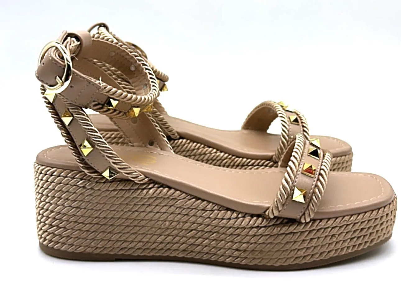 Exé - Sandalo Rockstud Paola taupe