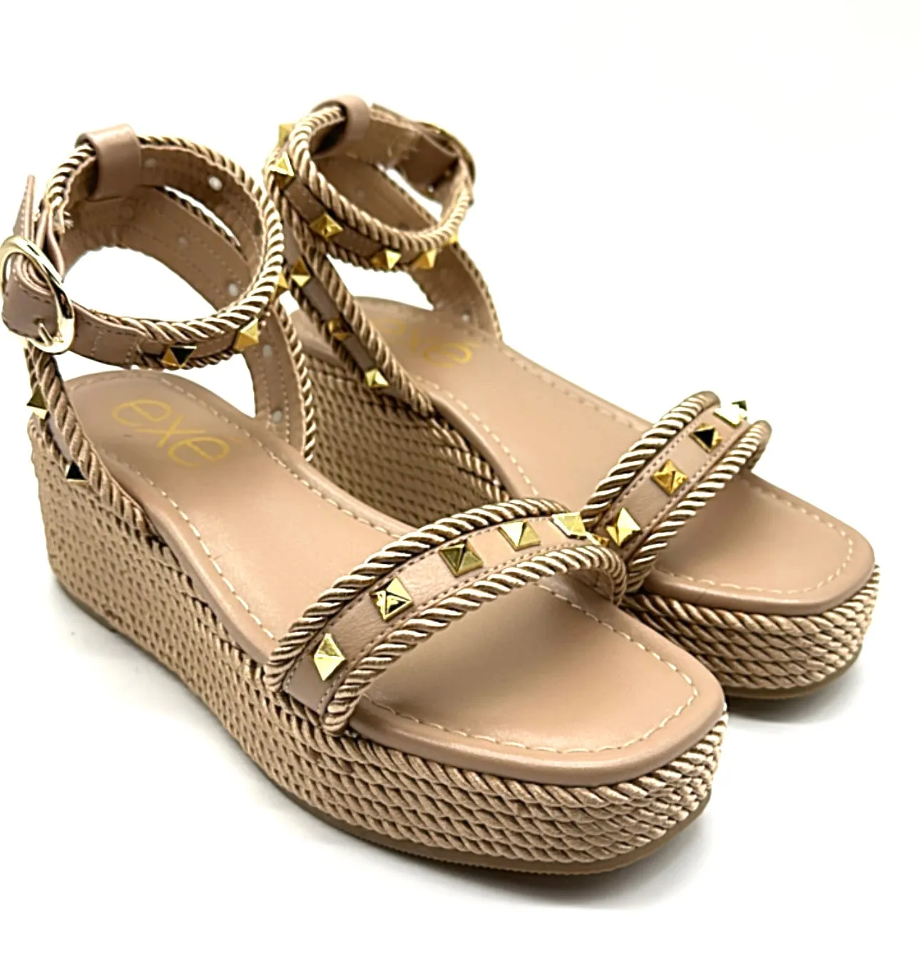 Exé - Sandalo Rockstud Paola taupe