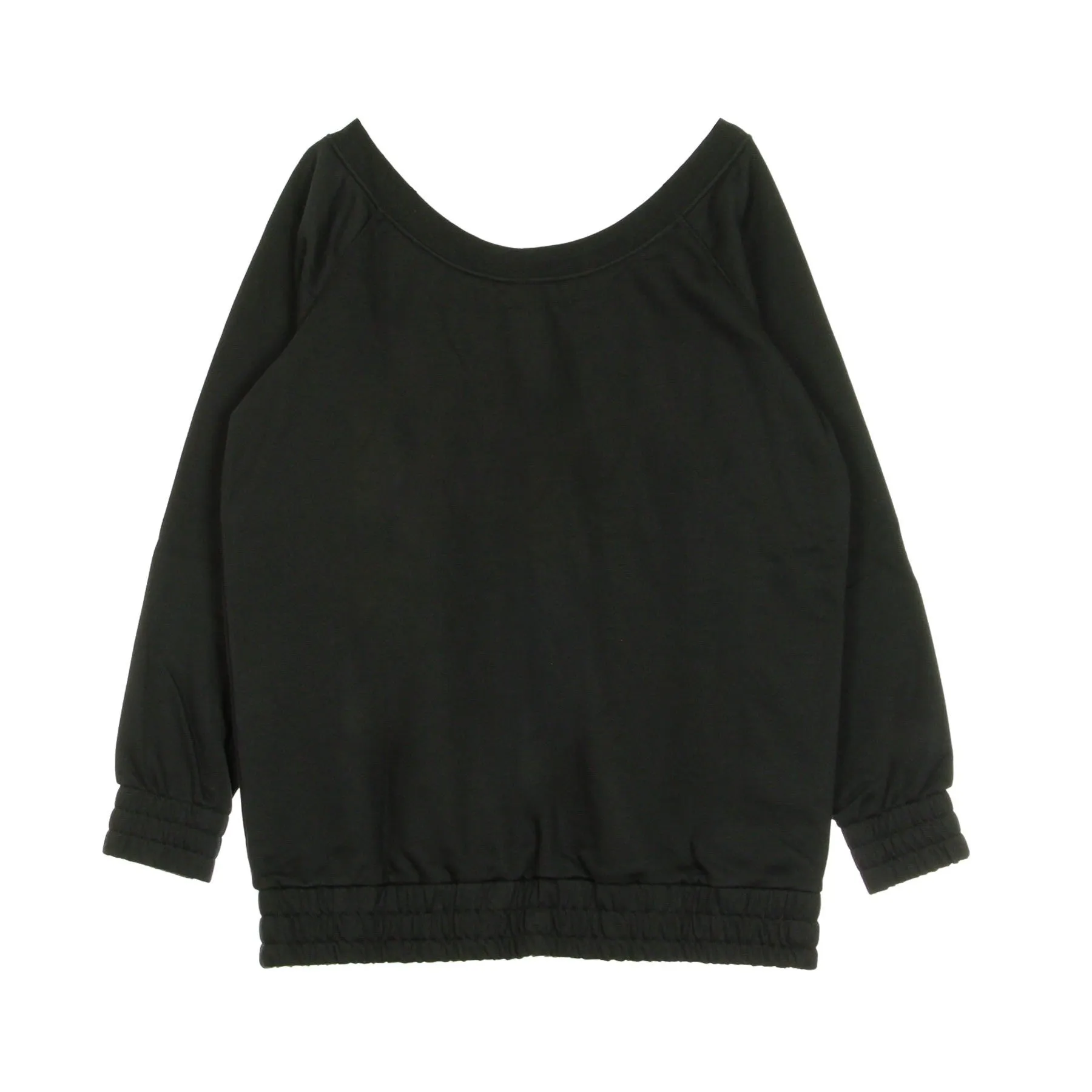Felpa Leggera Girocollo Donna Sportswear Air Crew Black/white