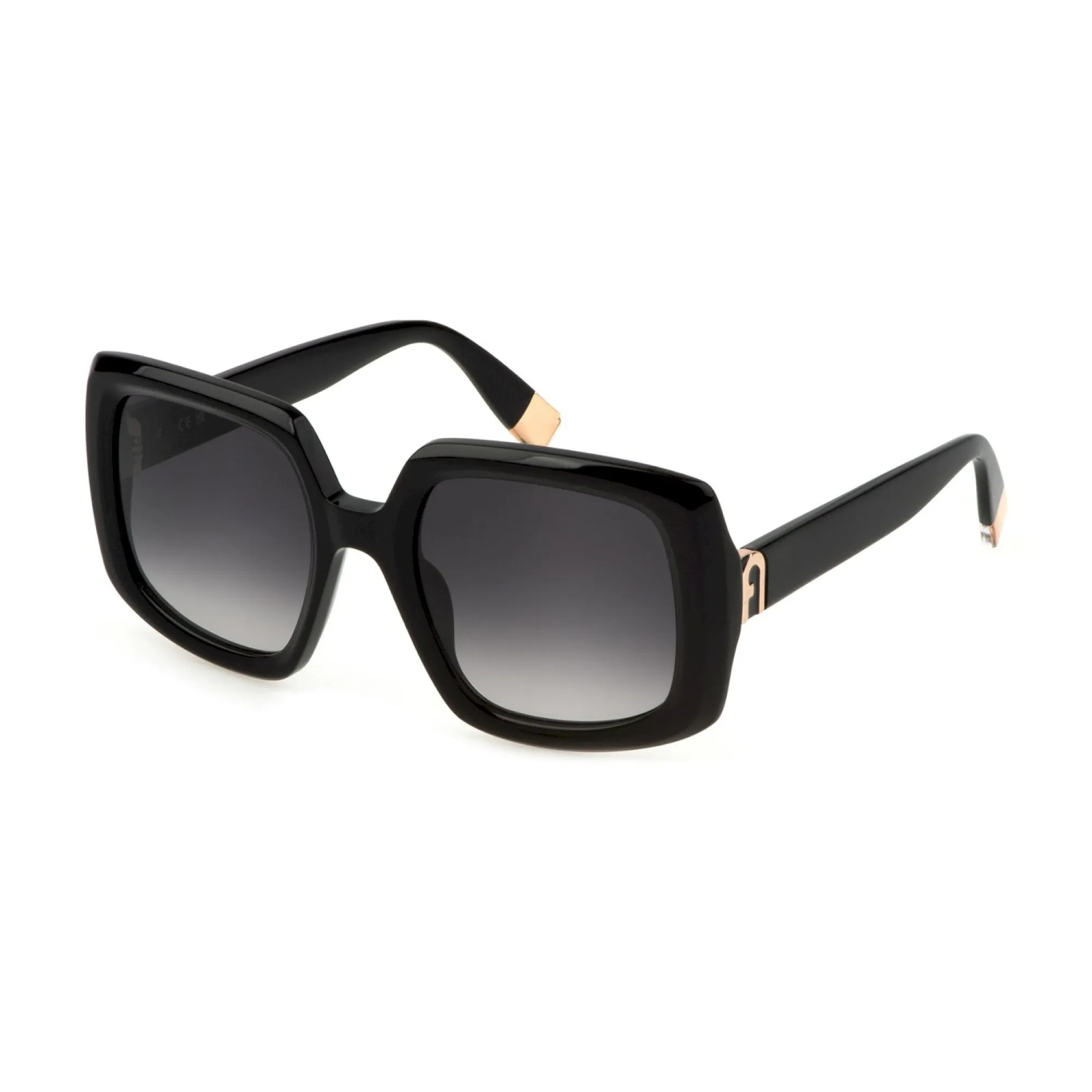   Furla SFU709 - 0700 Nero Lucido | Occhiale Da Sole Donna 