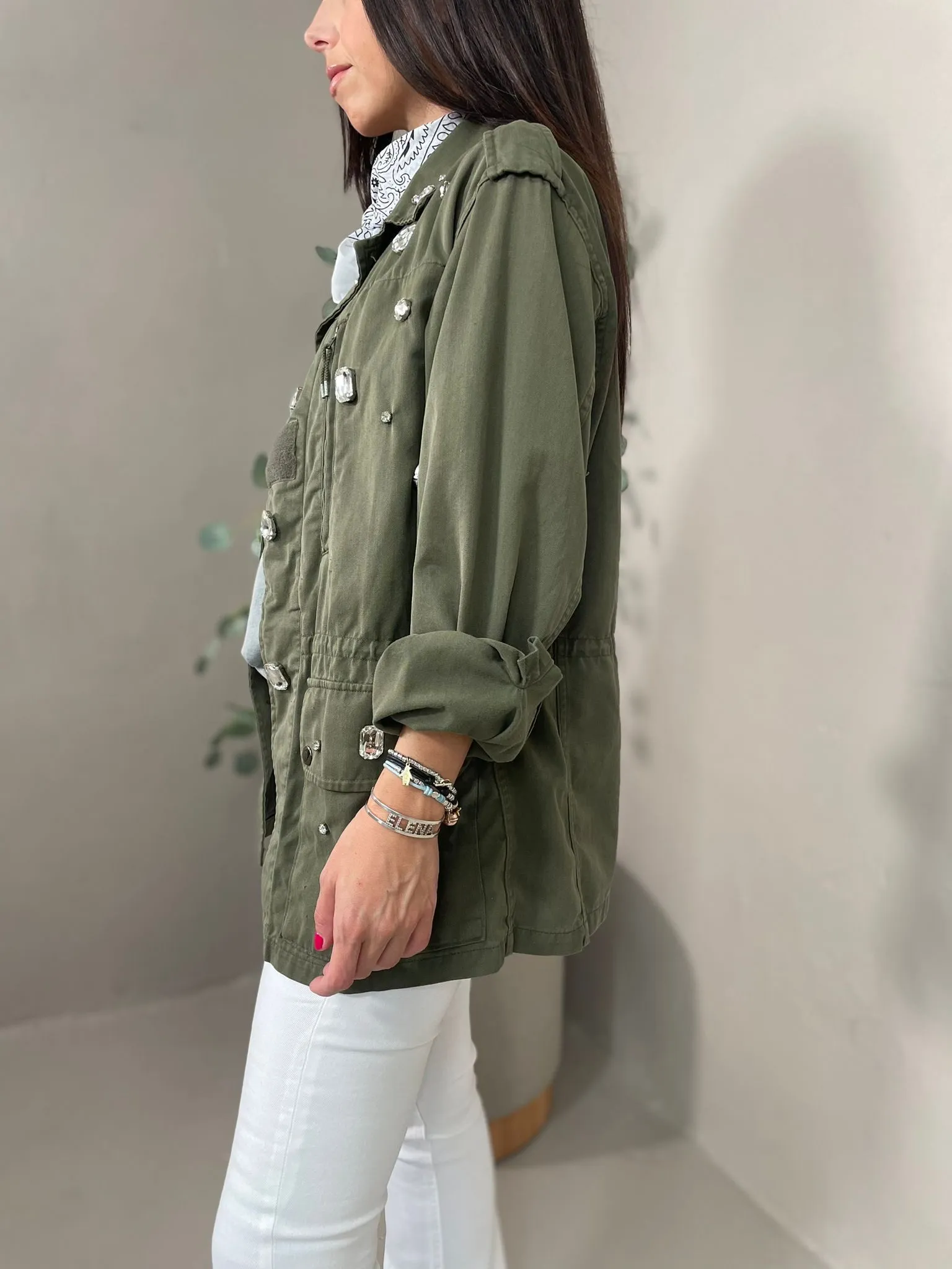 Giacca Vintage Pietre Gioiello