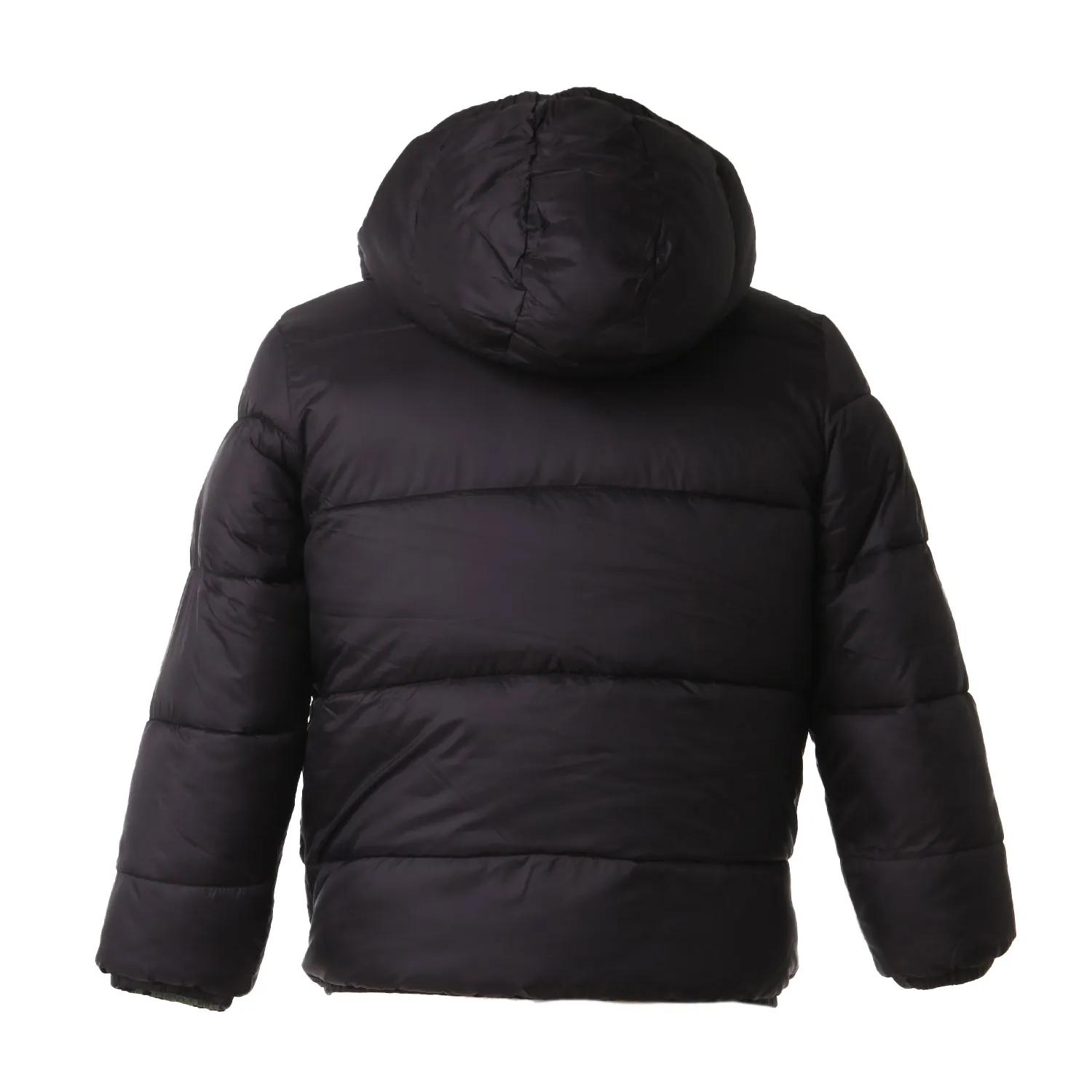 Giubbotto Unisex Reversibile Nero E Verde Militare