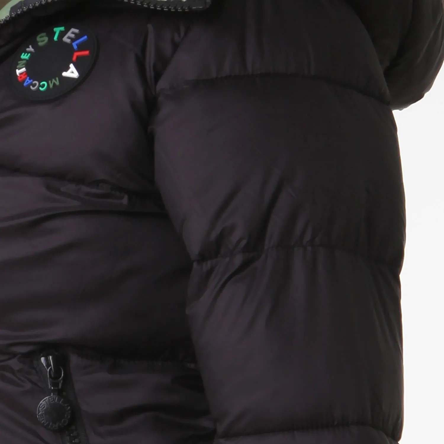 Giubbotto Unisex Reversibile Nero E Verde Militare
